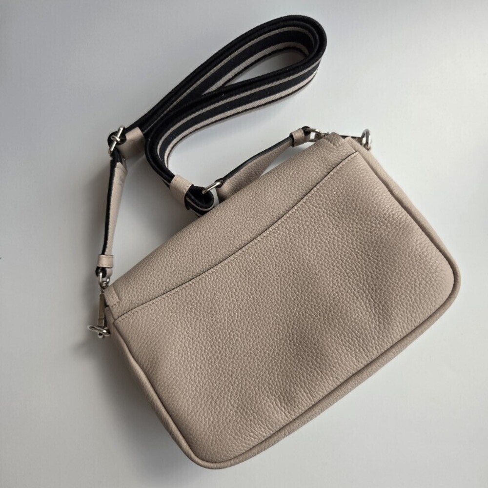 PRADA Flou leather shoulder bag NINFEA pink beige - Picture 4 of 9
